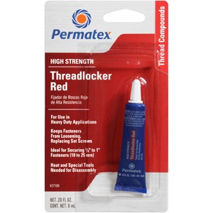 (image for) #P27100 Permatex - Threadlocker RED 6ML