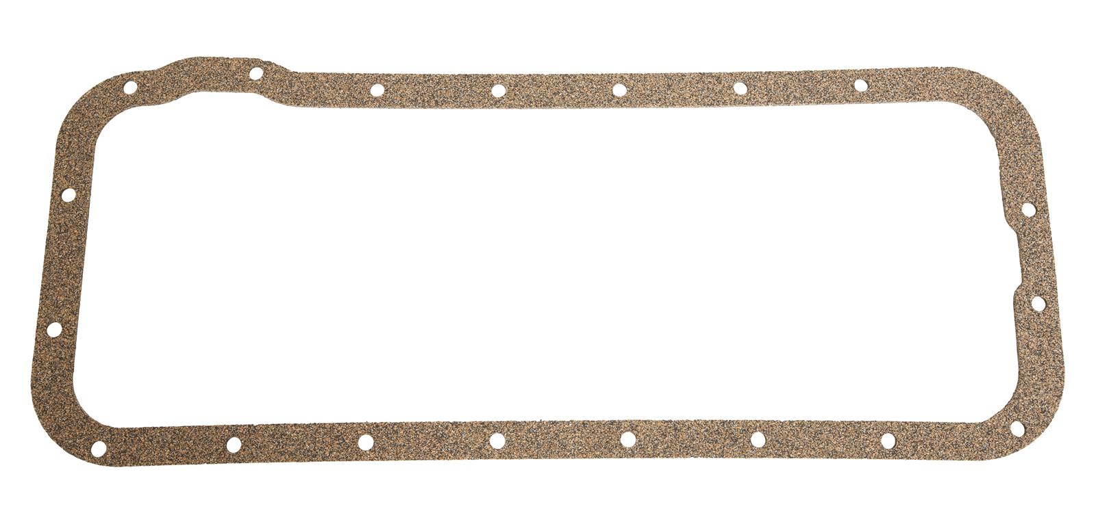 Oil Pan Gasket, Cork, 2-Piece Seal, Ford, 352-428 FE, 428CJ, & 428SCJ (image for) Oil Pan Gasket, Cork, 2-Piece Seal, Ford, 352-428 FE, 428CJ, & 428SCJ