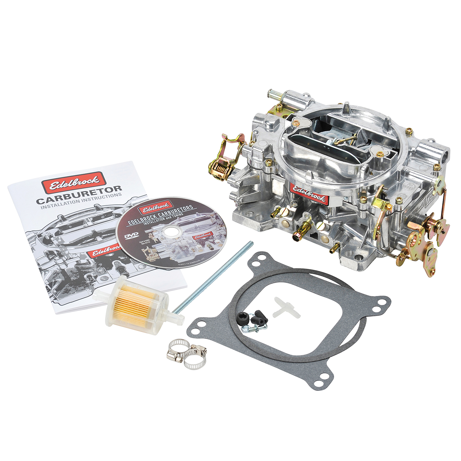 (image for) Performer Carburetor #1405 600 CFM With Manual Choke, Satin Finish (Non-EGR)