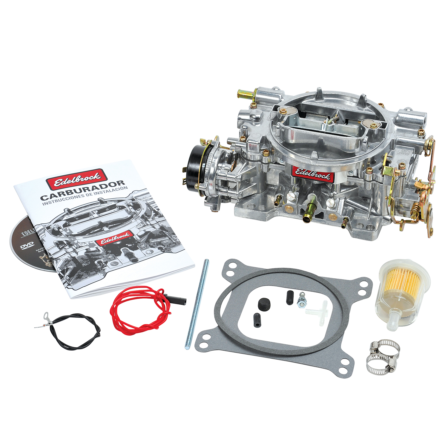 (image for) Performer Carburetor #1406 600 CFM With Electric Choke, Satin Finish (Non-EGR)