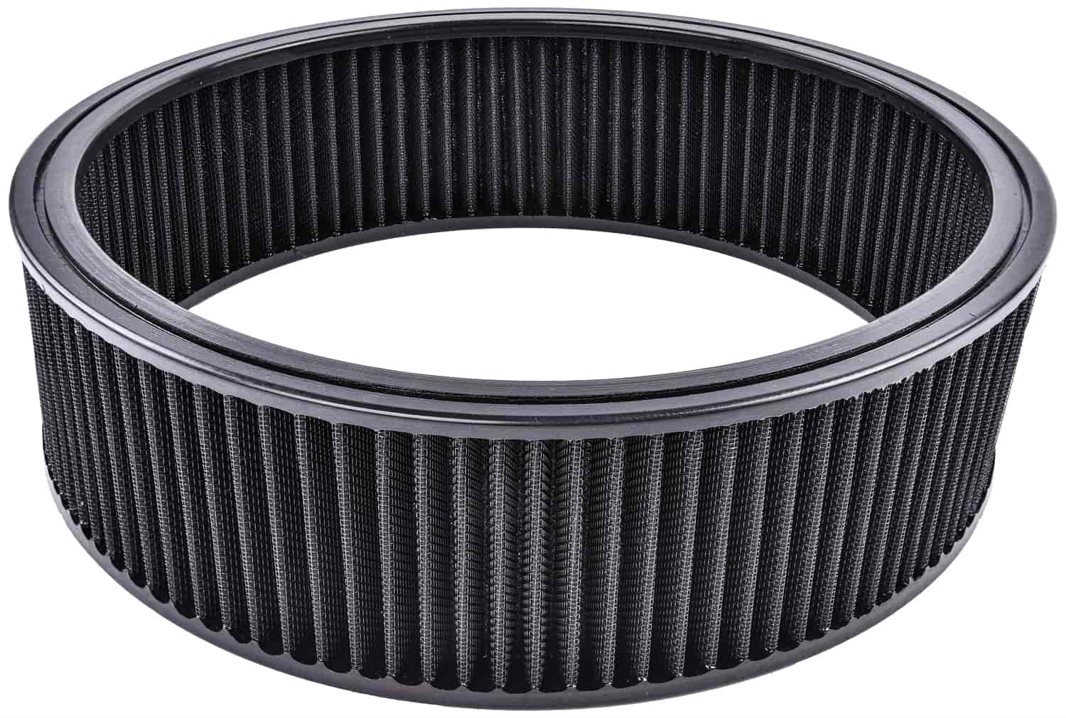 (image for) 14 X 2" ROUND WASHABLE AIR CLEANER BLACK ELEMENT