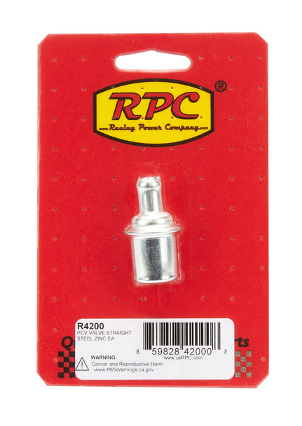 (image for) PCV VALVE STRAIGHT STEEL ZINC EA